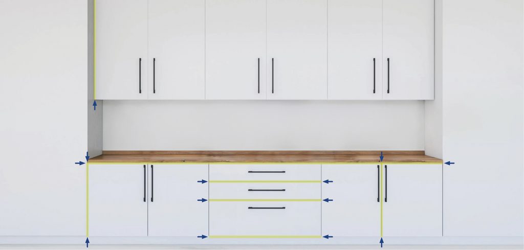 Door drawer gaps banner